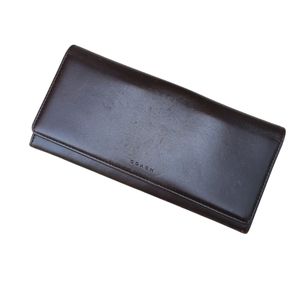 COACH vintage brown leather wallet